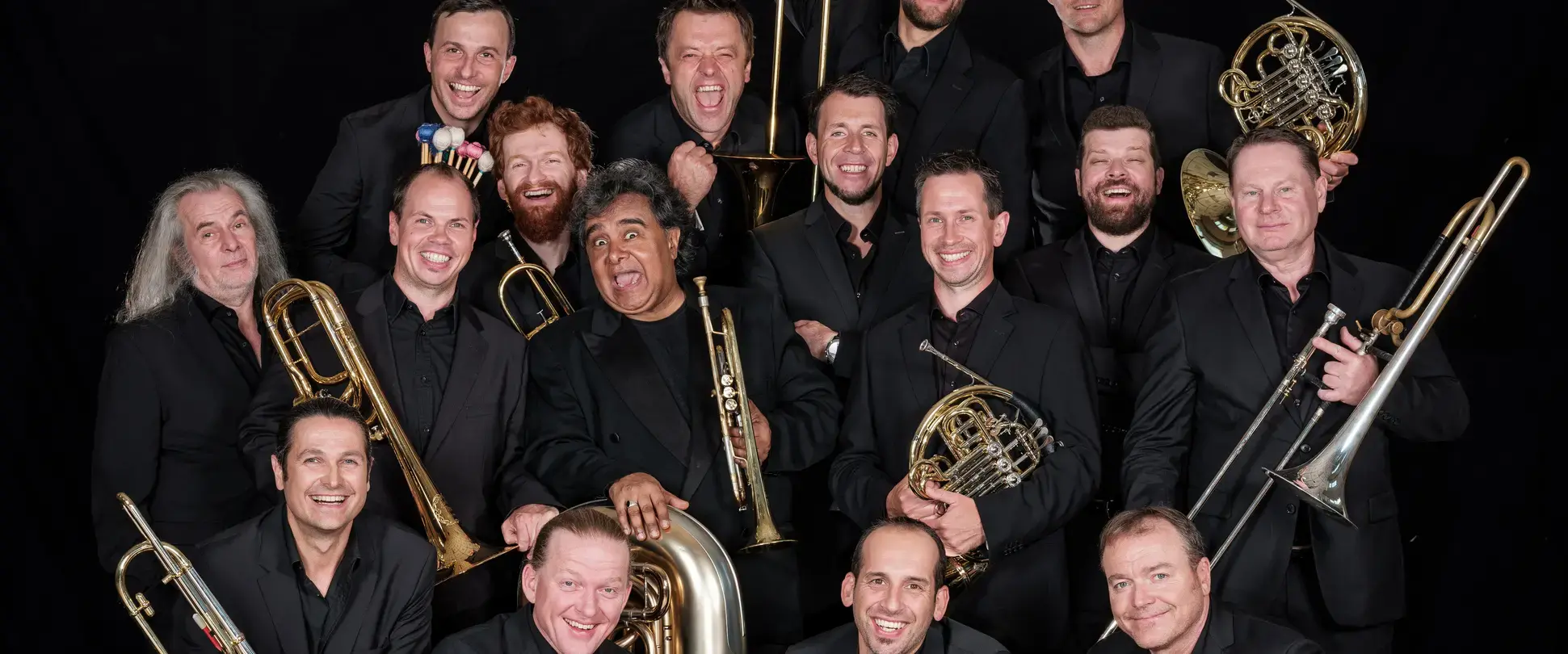 Gruppenfoto der Musikband Pro Brass.