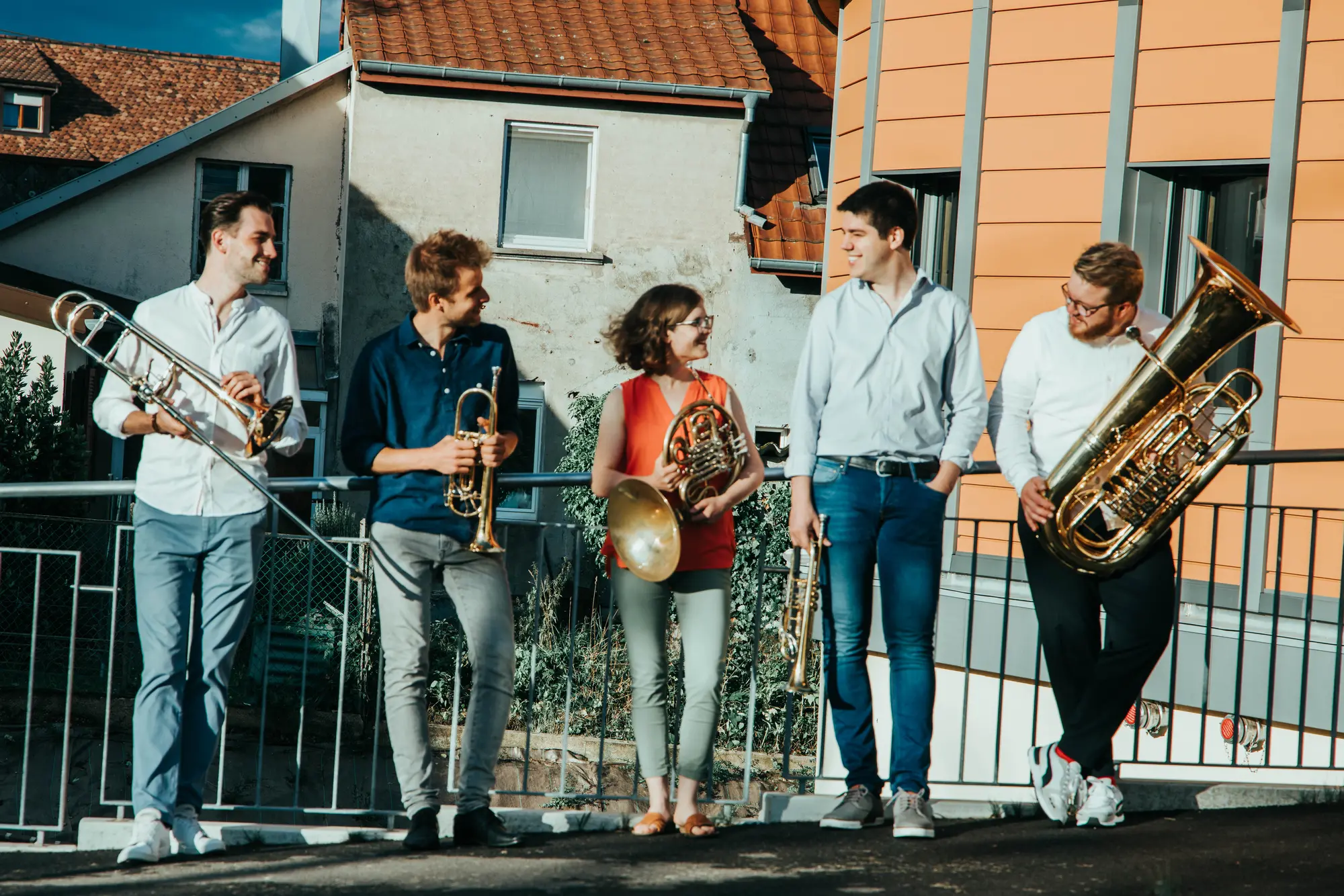 Gruppenfoto von der Band Quintett