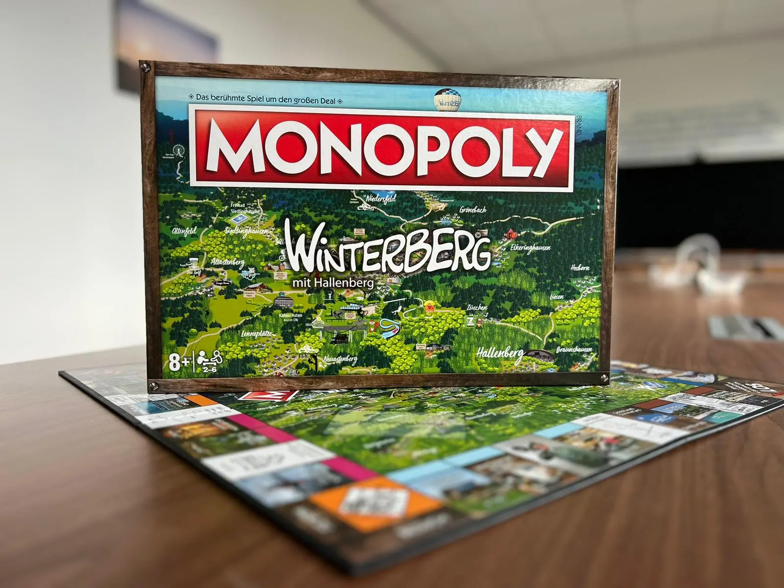 Das Winterberg Monopoly Spiel.