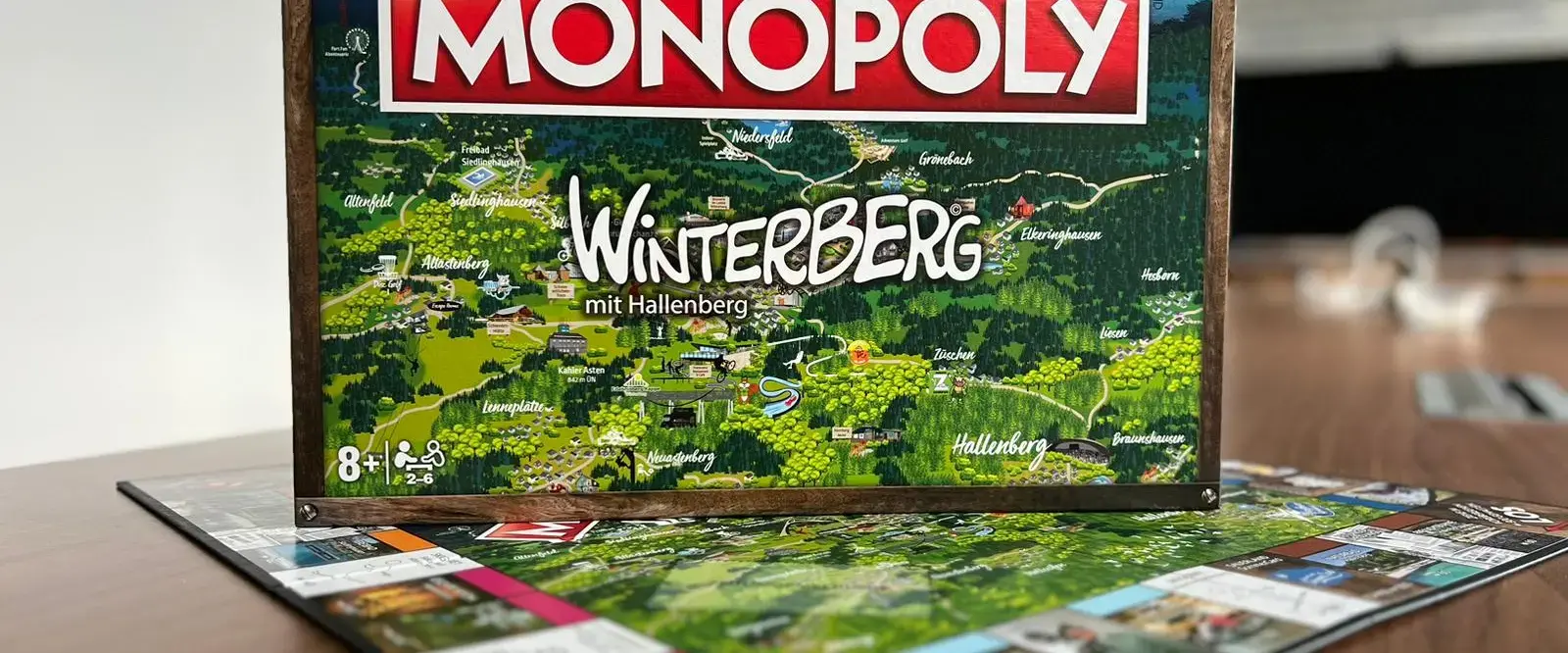 Das Winterberg Monopoly Spiel.