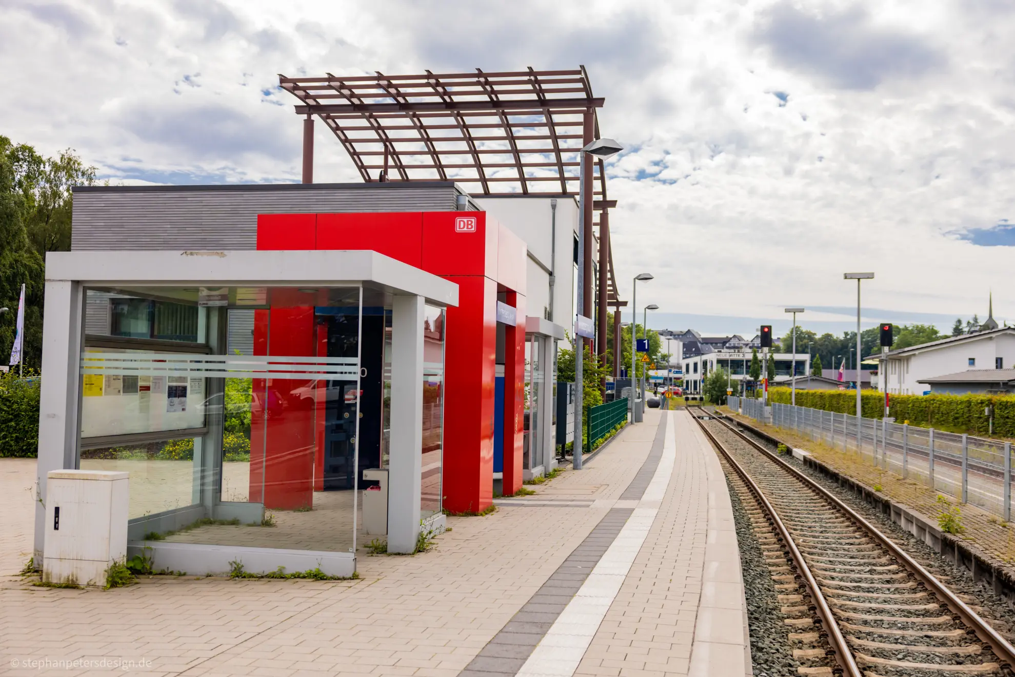 Der Bahnsteig am Winterberger Bahnhof.